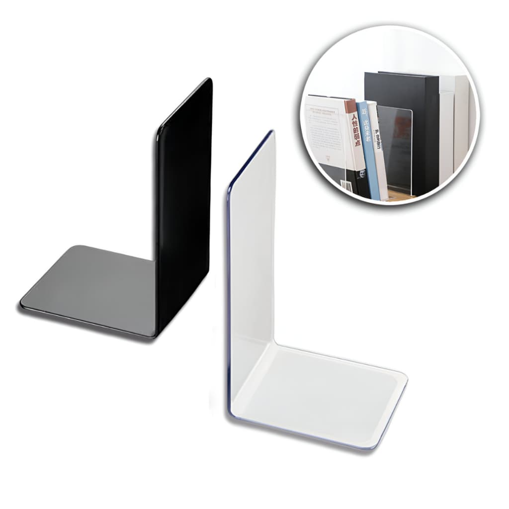 Aparador de Livro Kit 2 UN (Acrílico Cristal 2mm)